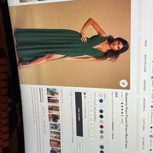 Brand new with tags Green lulus maxi dress